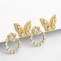 Fashion Jewelry Korean Earrings Butterfly Earrings Simple Fashion Earrings Wholesale Nihaojewelry main image 2