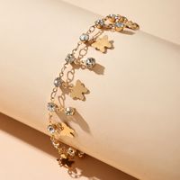 Créatif Strass Papillon Bijoux Nouveau Populaire Brillant Gland Diamant Élément Papillon Cheville En Gros Nihaojewelry main image 2