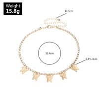 Fashion Jewelry Super Fairy Clavicle Chain Necklace Simple Single-layer Diamond Necklace Wholesale Nihaojewelry main image 6