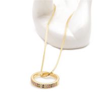 مجوهرات مايكرو-مجموعة الزركون حلقة قلادة السيدات قلادة النحاس قلادة الجملة Nihaojewelry main image 3