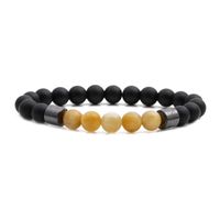 Hot Sale Tiger's Eye Frosted Stone Couple Bracelet Beaded Diy Suit Wholesale Nihaojewelry main image 5