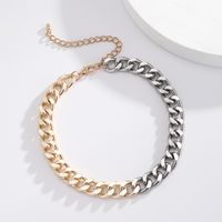 New Product Creative Street Shooting Mixed Color Accessories Simple Chain Necklace Wholesale Nihaojewelry main image 4