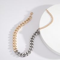 New Product Creative Street Shooting Mixed Color Accessories Simple Chain Necklace Wholesale Nihaojewelry main image 5