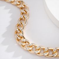 New Fashion Jewelry Creative New Product Chain Neck Chain Simple Micro-diamond Necklace Wholesale Nihaojewelry main image 5