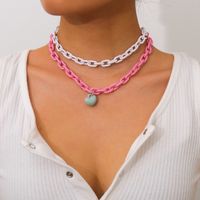 Fashion Jewelry Acrylic Multi-layer New Item Accessories Color Matching Necklace Wholesale Nihaojewelry main image 1