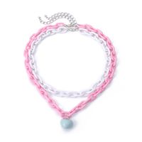 Fashion Jewelry Acrylic Multi-layer New Item Accessories Color Matching Necklace Wholesale Nihaojewelry main image 6