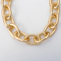 الإبداعية مجوهرات بسيطة فاسق مبالغ فيه الصليب سلسلة الألومنيوم سلسلة قلادة حلية الجملة Nihaojewelry main image 4