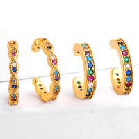 Wholesale Jewelry Fashion C Shape Alloy Plating Earrings main image 1