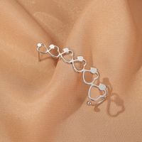 New Ear Clip Earrings Simple Stars Love Ear Hooks Non-mainstream Single Ear Clip Ear Jewelry Wholesale Nihaojewelry sku image 1