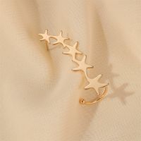 New Ear Clip Earrings Simple Stars Love Ear Hooks Non-mainstream Single Ear Clip Ear Jewelry Wholesale Nihaojewelry sku image 5