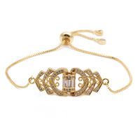Trendy New Products Jewelry Micro-set Zircon Adjustable Ladies Bracelet Wholesale Nihaojewelry sku image 3