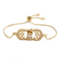 Trendy New Products Jewelry Micro-set Zircon Adjustable Ladies Bracelet Wholesale Nihaojewelry sku image 1