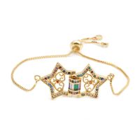 Trendy New Products Jewelry Micro-set Zircon Adjustable Ladies Bracelet Wholesale Nihaojewelry sku image 7