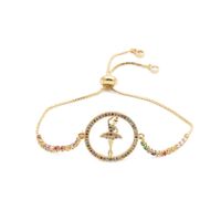 Fashion Jewelry Copper Micro-set Zirconium Ring Adjustable Bracelet Wholesale Nihaojewelry sku image 2