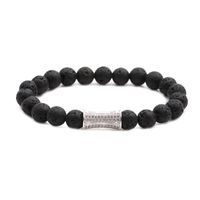 Hot Sale Volcanic Stone Small Waist Bracelet Beaded Diy Men's Ladies Bracelet Wholesale Nihaojewelry sku image 2