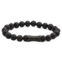 Hot Sale Volcanic Stone Small Waist Bracelet Beaded Diy Men's Ladies Bracelet Wholesale Nihaojewelry sku image 3