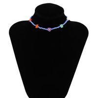 Joyería De Moda De Color Con Adornos Étnicos Creativos Granos De Arroz Tejido Pequeño Collar De Margaritas Al Por Mayor Nihaojewelry sku image 6