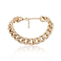 New Fashion Jewelry Creative New Product Chain Neck Chain Simple Micro-diamond Necklace Wholesale Nihaojewelry sku image 1