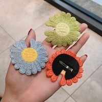 New Super Fire Color Matching Small Daisy Flowers Hairpin Cute Side Hairpin Children Clip Wholesale Nihaojewelry main image 5