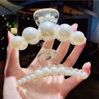 South Korea Pearl Catch Clip Half Catch Hair Clip Girl Clip Head Hairpin Hair Accessories Wholesale Nihaojewelry main image 4