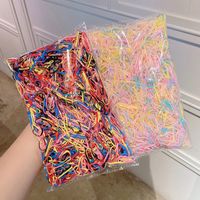 3000 Pieces Of Korean Large Circle Disposable Rubber Band Simple Hair Scrunchies Hair Accessories Wholesale Nihaojewelry main image 3