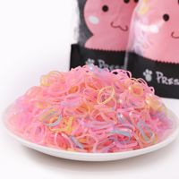 Cute Little Rubber Band Disposable Hair Rope Hair Accessories Baby Tie Hair Headdress Wholesale Nihaojewelry main image 4