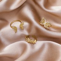 Butterfly Ring Fashion Retro Opening Index Finger Ring Wholesale Nihaojewelry main image 6