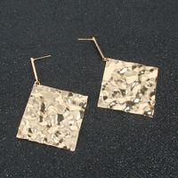 الأقراط الذهبية على شكل الماس من السبائك الأوروبية والأمريكية main image 5