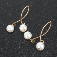 New Earrings Fauxpearl Earrings Ladies Pearl Earrings Wholesale Nihaojewelry main image 3