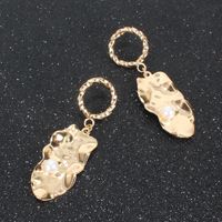 Simple Retro Alloy Geometric Earrings Drop Metal Earrings Wholesale Nihaojewelry main image 4