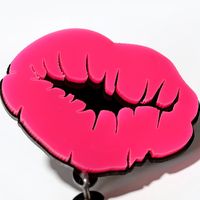 Fashion Hot Exaggerated Red Lips Earrings Hip-hop Catwalk Punk Earrings Pendant Accessories Wholesale Nihaojewelry main image 4