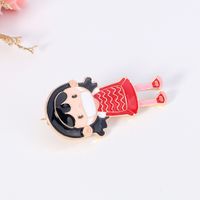 Hot Sale Exquisite Clothes Accessories Medical Care Little Girl Cartoon Brooch Alloy Drop Oil Brooch Wholesale Nihaojewelry main image 5