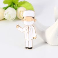 Fashion Doctors Brooch Alloy Drop Oil Brooch Hot Selling Accessories Wholesale Nihaojewelry main image 4