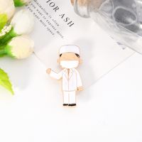 Fashion Doctors Brooch Alloy Drop Oil Brooch Hot Selling Accessories Wholesale Nihaojewelry main image 6