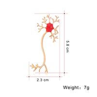 New Nerve Cell Brooch Alloy Drop Oil Brooch Suit Clothing Accessories Wholesale Nihaojewelry main image 3