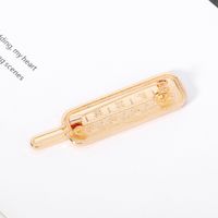 Hot-selling Creative Cartoon Medical Thermometer Alloy Drop Oil Corsage Accessories Wholesale Nihaojewelry main image 5