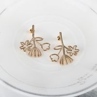 New Popular Earrings Korean Earrings 925 Silver Copper Pieces Flower Earrings Wholesale Nihaojewelry main image 5