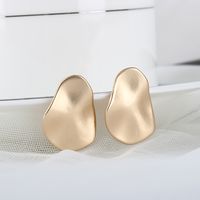 Popular New S925 Silver Needle Earrings Korean Small Round Fan Earrings Wholesale Nihaojewelry main image 5