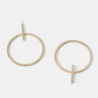 New Simple And Elegant Temperament Hollow Earrings Fashion Street Shooting Earrings Wholesale Nihaojewelry main image 3