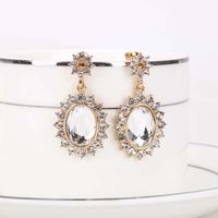 Nouveau Populaire Coréen Bijoux S925 Argent Aiguille Cristal Boucles D'oreilles Boucles D'oreilles En Gros Nihaojewelry main image 5