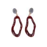 New Fashion Earrings S925 Silver Needle Drop Oil Hollow Color Matching Earrings Wholesale Nihaojewelry main image 6
