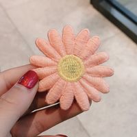 Daisy Hairpin Knitted Girl Simple Bangs Clip Back Head Clip Broken Hair Clip Wholesale Nihaojewelry sku image 1