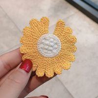 New Super Fire Color Matching Small Daisy Flowers Hairpin Cute Side Hairpin Children Clip Wholesale Nihaojewelry sku image 10