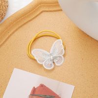 Girl Pearl Hair Ring Bow Hair Rope Hair Rubber Korean Simple Headdress Wholesale Nihaojewelry sku image 1