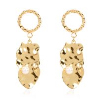 Simple Retro Alloy Geometric Earrings Drop Metal Earrings Wholesale Nihaojewelry sku image 1