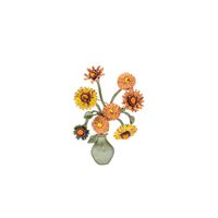 High-quality Retro Sunflower Brooch Forest Simple Flower Brooch Wholesale Nihaojewelry sku image 1