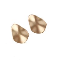 Popular New S925 Silver Needle Earrings Korean Small Round Fan Earrings Wholesale Nihaojewelry sku image 1