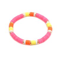 Fashion Trendy  Vacation Beach Style Color Soft Ceramic Letters Bracelet Female Jewelry Nihaojewelry Wholesale sku image 21