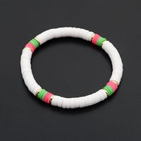 Fashion Trendy  Vacation Beach Style Color Soft Ceramic Letters Bracelet Female Jewelry Nihaojewelry Wholesale sku image 32