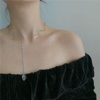 Choker Metal Crystal Diamond Wave Shape Collar Style Necklace Wholesale Nihaojewelry main image 3